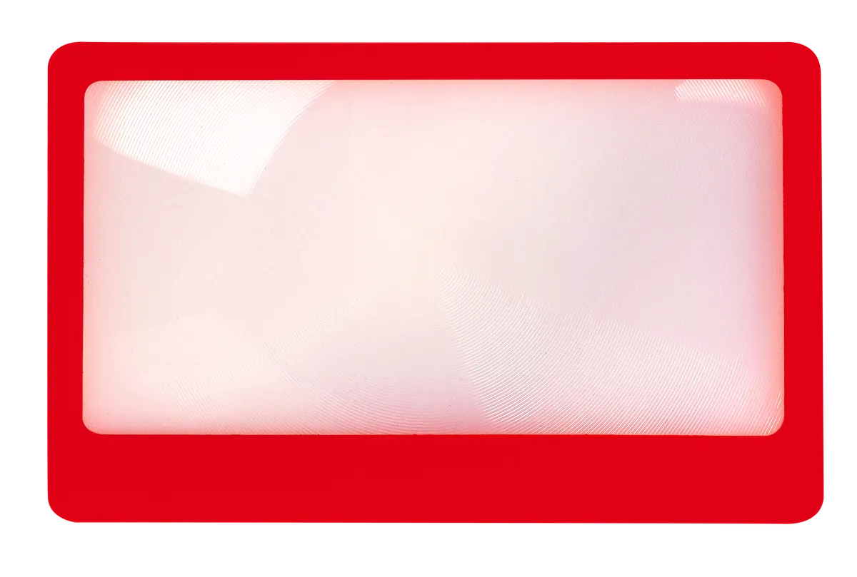 Magnifying glass included